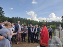 Асвячэнне помніка святой пакутніцы Марыі Петручук у Малешах    