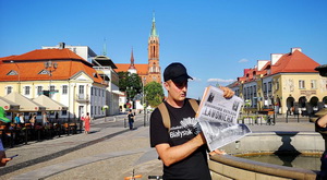 Аляксей Трубкін захапіўся Беластокам і пачаў вадзіць па горадзе экскурсіі 