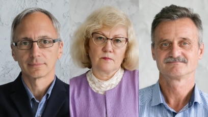 Грузьдзіловіч, Дашчынскі, Студзінская — вэтэраны Радыё Свабода на Акрэсьціна