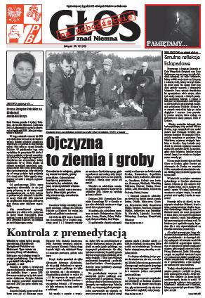 Głos znad Niemna na Uchodźstwie 12 (40) 2009