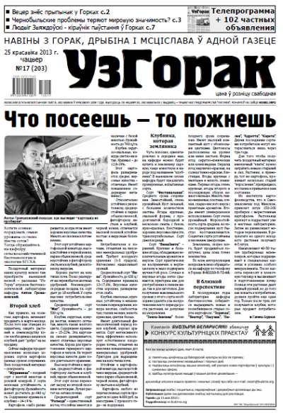 Узгорак 17 (203) 2013