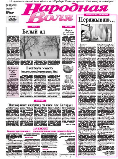 Народная Воля 22 (3763) 2013