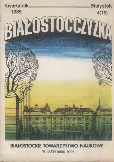 Białostocczyzna 4 (16) 1989