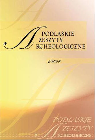 Podlaskie Zeszyty Archeologiczne 4/2008