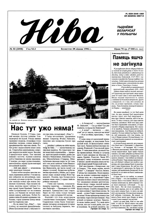 Ніва 30 (2098) 1996