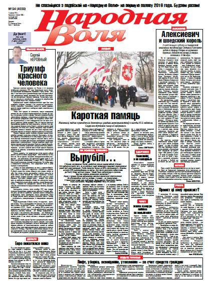 Народная Воля 94 (4039) 2015