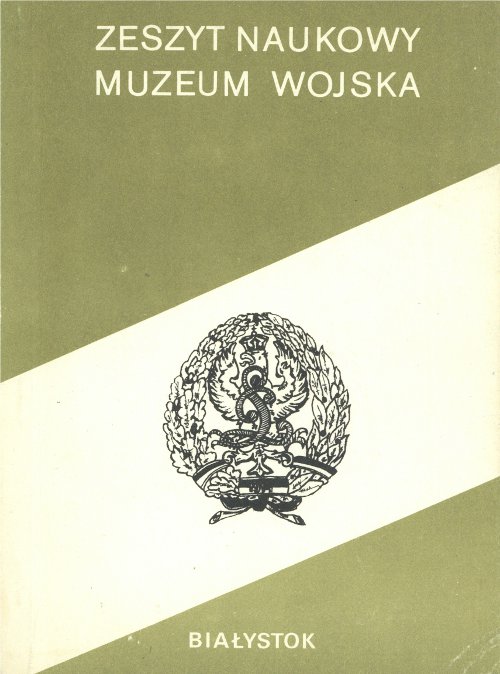 Zeszyt Naukowy Muzeum Wojska 