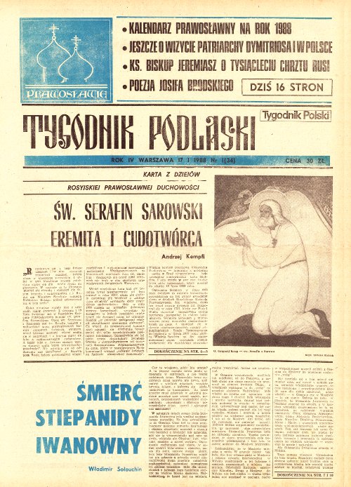 Tygodnik Podlaski 1 (34) 1988