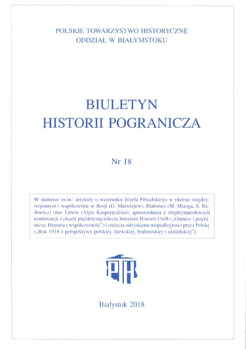 Biuletyn Historii Pogranicza 18