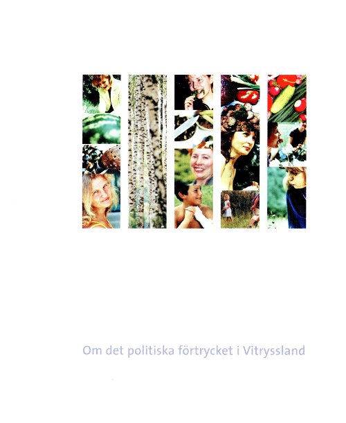 Om det politiska förtycket i Vitryssland
