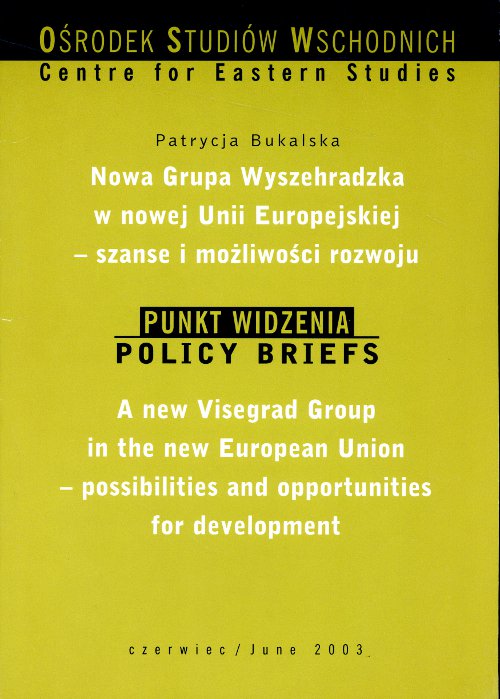 Nowa Grupa Wyszehradzka w Nowej Unii Europejskiej