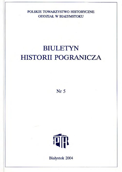 Biuletyn Historii Pogranicza 5