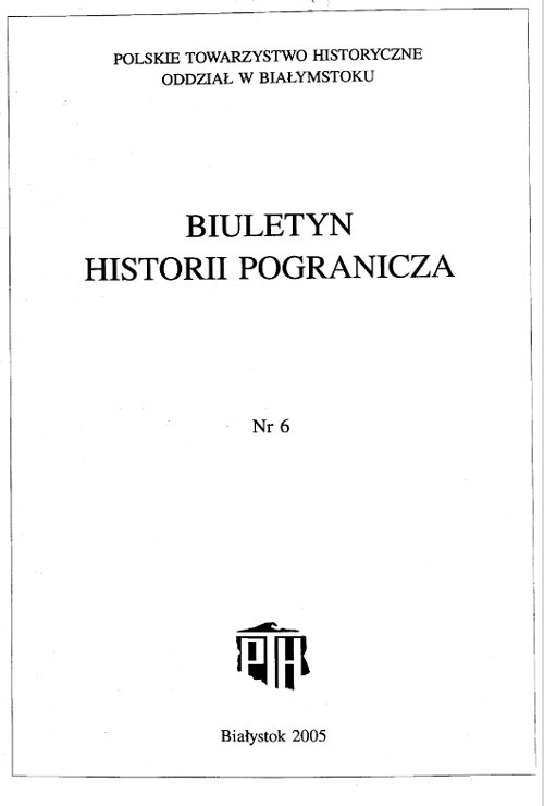 Biuletyn Historii Pogranicza 6