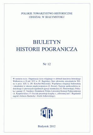 Biuletyn Historii Pogranicza 12