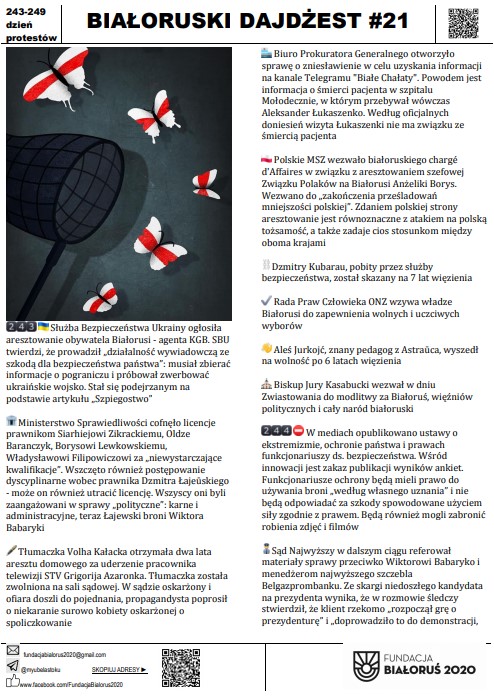 Tygodnik Białoruski № 21