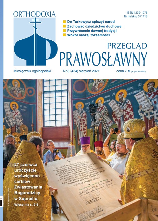 Przegląd Prawosławny 8 (434) 2021