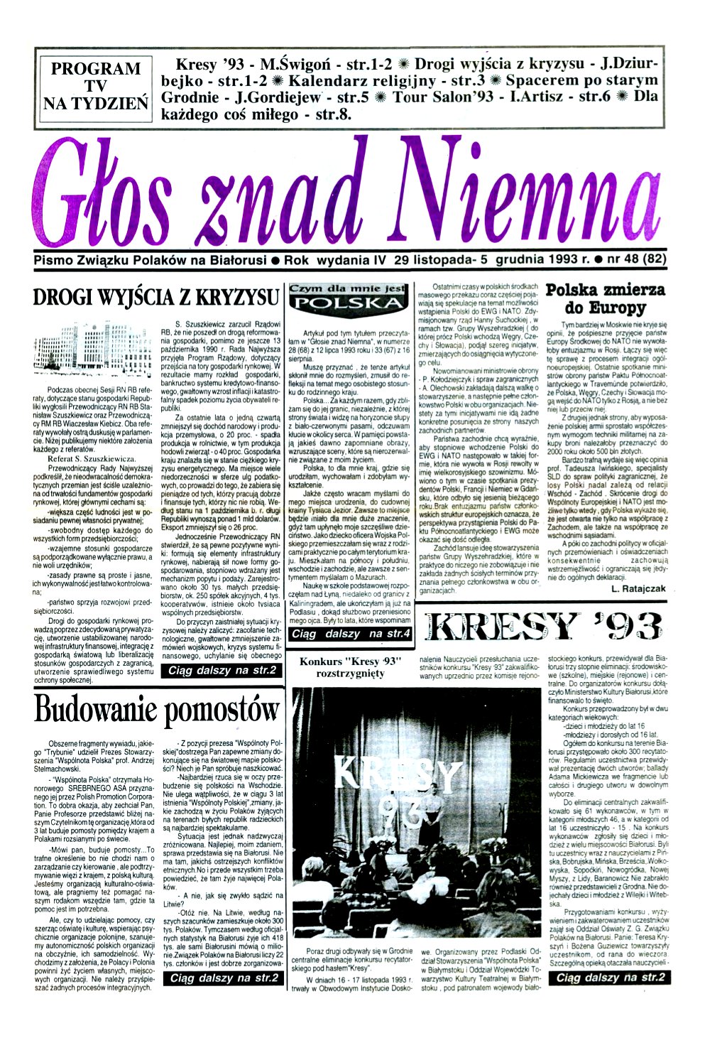 Głos znad Niemna 48 (82) 1993