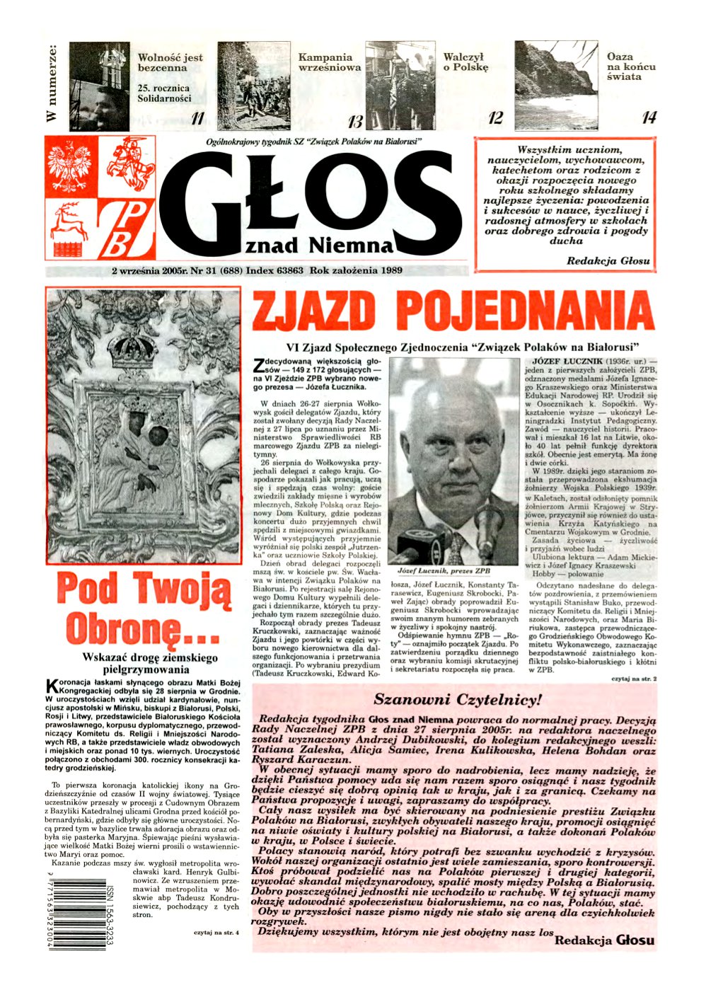 Głos znad Niemna 31 (688) 2005