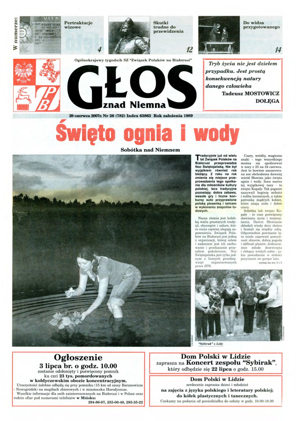 Głos znad Niemna 26 (782) 2007