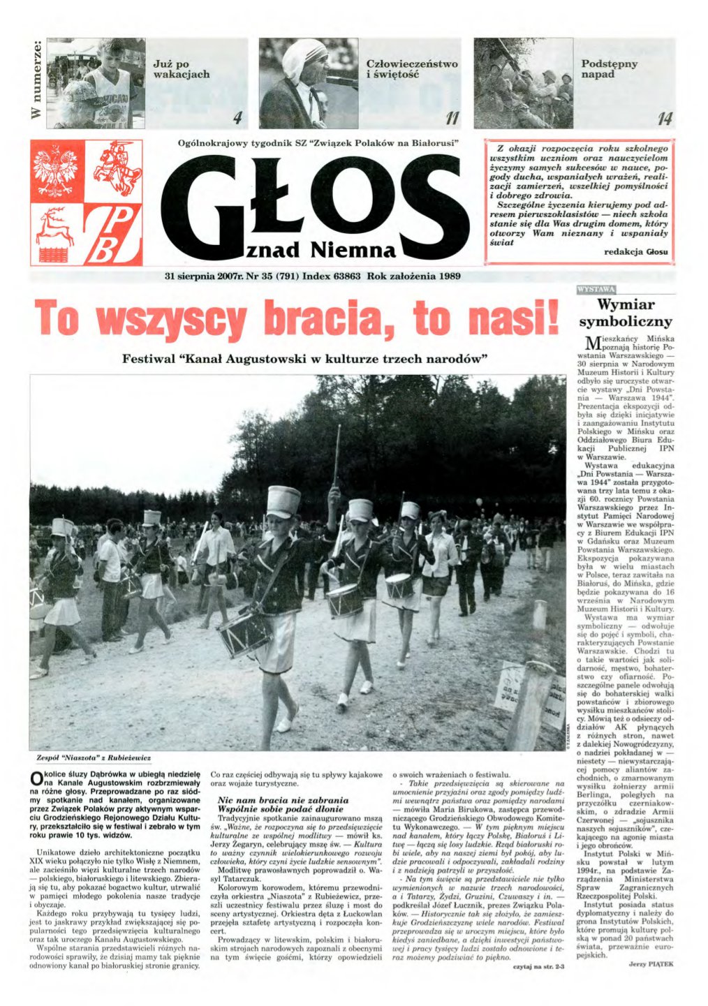Głos znad Niemna 35 (791) 2007