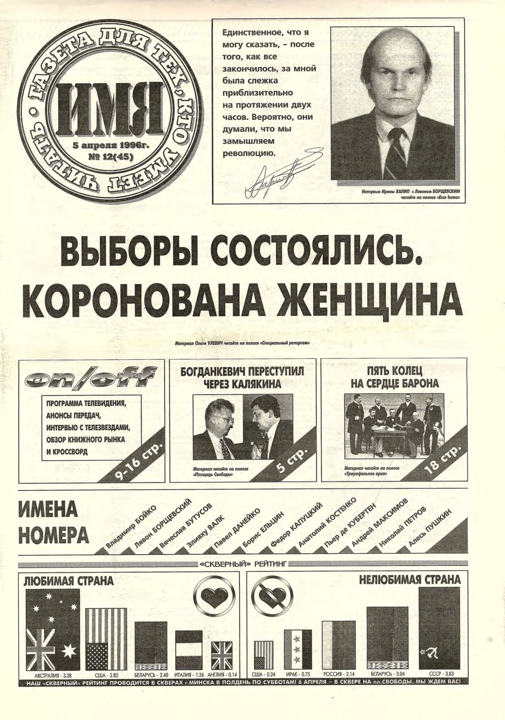 Имя 12 (45) 1996
