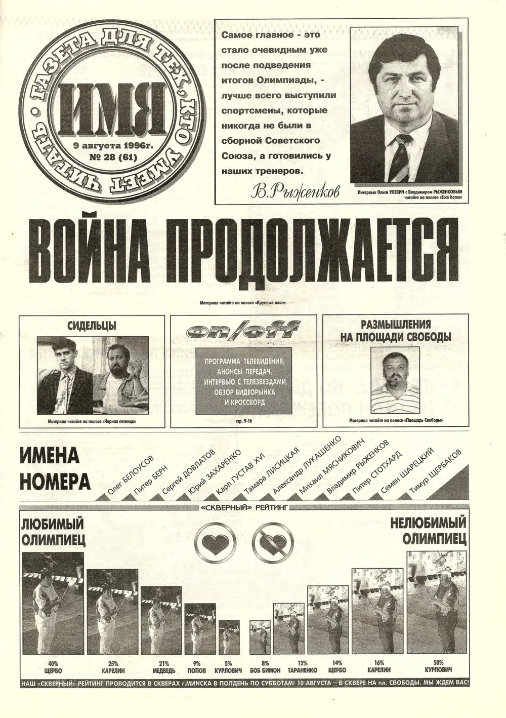 Имя 28 (61) 1996
