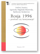 Ananicz Andrzej, Magdziak-Miszewska Agnieszka, Sienkiewicz Bartłomiej, Rosja 1996