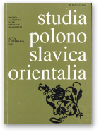Studia Polono-Slavica-Orientalia, XIII