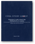 Enhancing U.S. policy toward Cuba: Building blocks of a transition