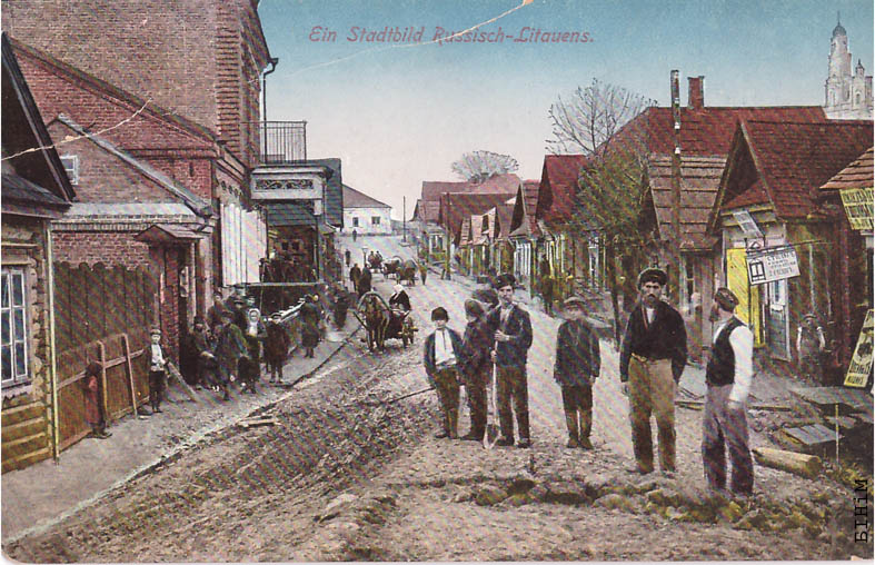 Паштоўка "Забудова ў Расеі-Літве"