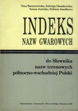 Indeks nazw gwarowych