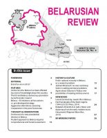 Belarusian Review Volume 26, No. 4