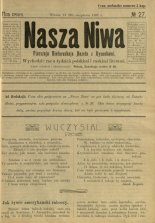 Наша Ніва (1906-1915) 27/1907