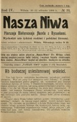 Наша Ніва (1906-1915) 34/1909