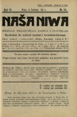 Наша Ніва (1906-1915) 24/1911