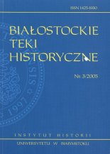 Białostockie Teki Historyczne Tom 3