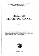 Biuletyn Historii Pogranicza 7