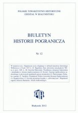 Biuletyn Historii Pogranicza 12